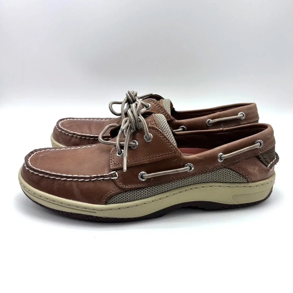 Sperry Top-Sider Billfish 3-Eye Men's Boat Shoe Color Dark Tan US‎ 11.5